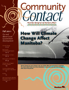 Manitoba Aboriginal and Northern Affairs  Fall 2011 For and About Local Government