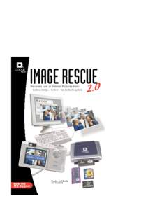front cover  Recovers Lost or Deleted Pictures from: • Any Memory Card Type • Any Brand • Using Any Mass Storage Reader  Reader and Media