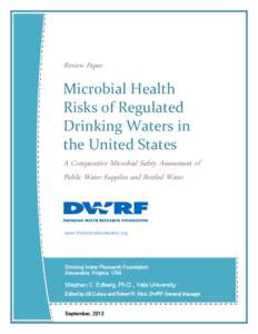 Review Paper   Microbial Health  Risks of Regulated  Drinking Waters in  the United States 