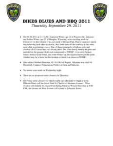 Fayetteville /  Arkansas / Bikes Blues and BBQ / Washington County /  Arkansas / Arkansas / Dickson Street