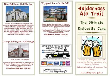 Old Ellerby / Public house / Cask ale / Microbrewery / Skirlaugh / Bitter / Holderness / Beer / New Ellerby