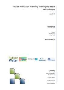 Environment / WEAP / Pungwe River / Hydrological modelling / Evapotranspiration / Drainage basin / Reservoir / Water resources / Water management / Water / Hydrology / Earth