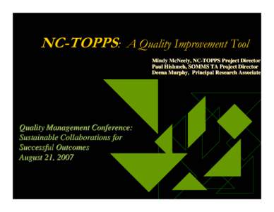 NC-TOPPS: A quality improvement tool