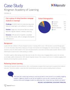 Case Study  where learning clicks Kingman Academy of Learning KINGMAN, AZ