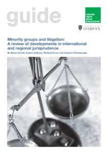 Minority groups and litigation: A review of developments in international and regional jurisprudence