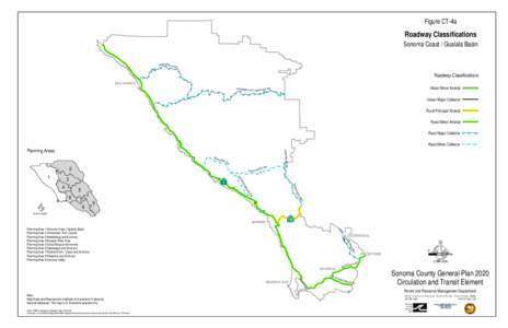 Sonoma County GP[removed]Roadway Classifications [Figure CT-4a]