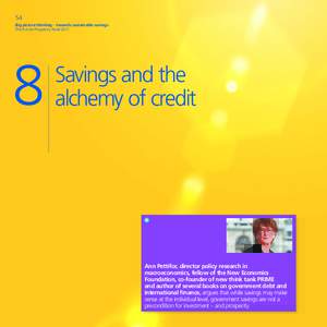 Ann Pettifor - Savings and the alchemy of credit