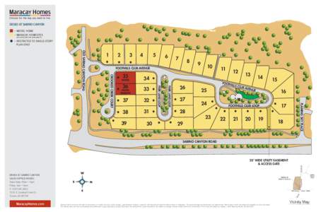 DESEO AT SABINO CANYON – MODEL HOME – MARACAY HOMESITES (SEE ASSOCIATE FOR AVAILABILITY)  – RESTRICTED TO SINGLE-STORY