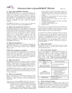 Medicine / QuantiFERON / Mantoux test / Latent tuberculosis / ESAT-6 / Tuberculosis diagnosis / Mycobacterium tuberculosis / CFP-10 / Tuberculin / Tuberculosis / Bacteria / Microbiology