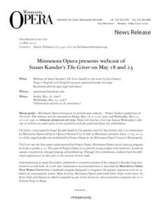 Minnesota Opera / Jonas / Lyric Opera of Chicago / Lois Lowry / Give / Literature / Genealogy / The Giver / Webcast