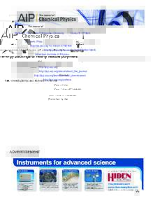Minimal energy packings of nearly flexible polymers Robert S. Hoy, Jared Harwayne-Gidansky, and Corey S. O’Hern Citation: J. Chem. Phys. 138, ); doi:  View online: http://dx.doi.org