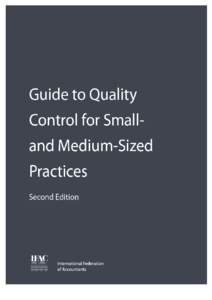 Керівництво з контролю якості для малих та середніх практик Друга редакція