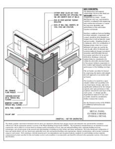 Building Envelope Design Guide: Metal Panel Outside Corner - Overall Detail