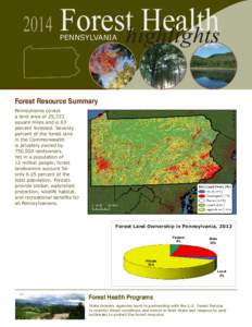 2014  Foresthighlights Health PENNSYLVANIA