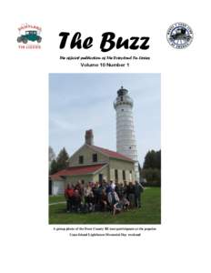 The Buzz The official publication of The Dairyland Tin Lizzies Volume 10 Number 1  A group photo of the Door County III tour participants at the popular