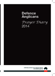 Defence Anglicans Prayer Diary 2014  Defence