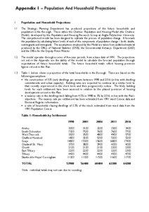 Thurrock Council - Unitary Development Plan, Appendices