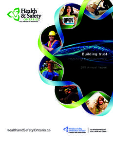 Building trust inspiring performance HealthandSafetyOntario.ca  Workplace Safety & Prevention Services