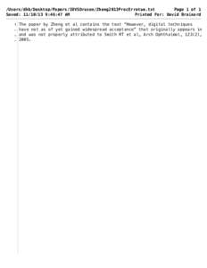 /Users/dhb/Desktop/Papers/IOVSDrusen/Zheng2013ProcErratum.txt Page 1 of 1 Saved: :46:47 AM Printed For: David Brainard 1 …