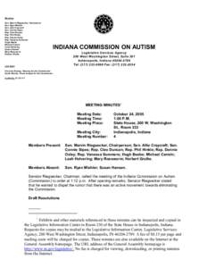 Members Sen. Marvin Riegsecker, Chairperson Sen. Ryan Mishler Sen. Allie Craycraft Sen. Connie Sipes Rep. Cleo Duncan