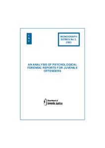 Clinical psychology / American Psychological Association / Psychological testing / Juvenile delinquency / Science / Juvenile Justice NSW / Juvenile court / Forensic psychology / Behavior / Psychology / Behavioural sciences