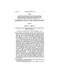 Family / International child abduction / Common law / Abbott v. Abbott / Ne exeat republica / International law / Hague Convention on the Civil Aspects of International Child Abduction / International Child Abduction Remedies Act / Writ / Law / Child custody / Family law