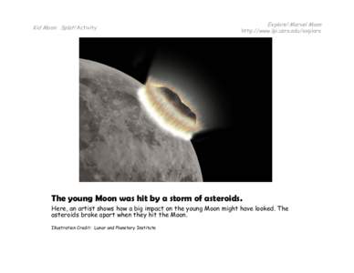 Moon / Lunar and Planetary Institute / Impact crater / Selenography / Apollo 17 / Geology of the Moon / Far side of the Moon / Planetary science / Lunar science / Spaceflight