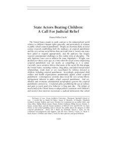 Justice / Spanking / School corporal punishment / Ingraham v. Wright / Corporal punishment / Campaigns against corporal punishment / Paddle / School discipline / Jordan Riak / Education / Youth rights / Ethics