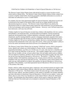 Disability / Health / Childhood psychiatric disorders / Population / Learning disability / Developmental disability / Individualized Education Program / Individuals with Disabilities Education Act / Education / Special education / Educational psychology