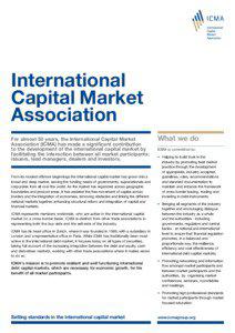 International Capital Market Association