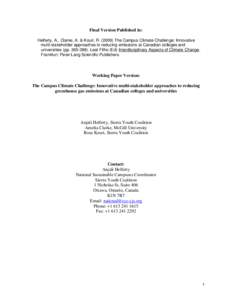 AccountAbility / Structure / National Wildlife Federation / Carbon neutrality / Environment / Human development / Environmental groups and resources serving K–12 schools / North American Collegiate Sustainability Programs / Sierra Club / Sierra Youth Coalition / Energy Action Coalition