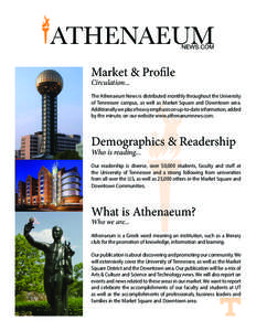 ATHENAEUM NEWS.COM Market & Profile Circulation...