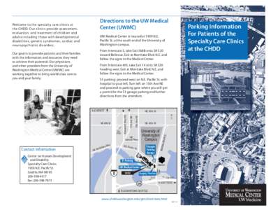 Parking / University of Washington Medical Center / University of Washington / Valet parking / Multi-storey car park / Montlake /  Seattle / Medical Center / Husky Stadium / Land transport / Road transport / Transport