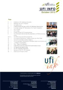 Trade fairs / UFI / Communication / Expocentre / International Fair Plovdiv / Exhibition / International Fair / Abu Dhabi / Economy / Professional studies / Business