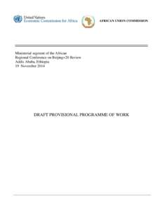 Microsoft Word - Draft Provisional Programme of Work_revised. Ministerial Segement.doc