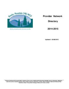 Provider Network DirectoryUpdated : 