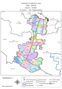 Siwan / Raghunathpur / Ziradei / Barharia / Darauli / Mairwa / Ekma / Siwan district / Politics of Bihar / Bihar / States and territories of India