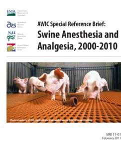 Bibliography: Swine Anesthesia and Analgesia, [removed]