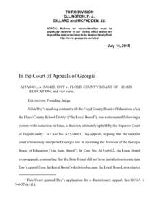 THIRD DIVISION ELLINGTON, P. J., DILLARD and MCFADDEN, JJ. NOTICE: Motions for reconsideration must be physically received in our clerk’s office within ten days of the date of decision to be deemed timely filed.