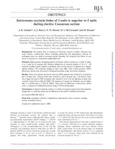 British Journal of Anaesthesia[removed]): 822–[removed]doi:[removed]bja/aen273 Advance Access publication October 9, 2008