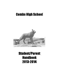 Combs High School  Student/Parent Handbook[removed]