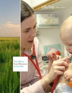 Annual Report  The Alberta Rural Physician Action Plan