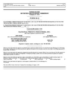 presto133459_10q.htm FORM 10-Q FOR THE QUARTER ENDED JUNE 30, [removed]Q[removed]PROOF 1