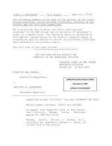 Sixth Amendment to the United States Constitution / Barker v. Wingo / Speedy Trial Clause / Driver hearing / United States Constitution / Law / Continuance