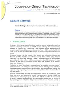 Software testing / Systems engineering / Hacking / Software quality / Software bugs / Attack patterns / Vulnerability / Buffer overflow / Application security / Security / Computer security / Cyberwarfare