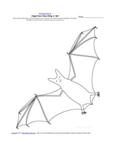 EnchantedLearning.com  Adjectives Describing A Bat Write adjectives describing a bat in and around the bat. An adjective is a word that describes something. In the phrase, 