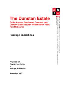 Single-family detached home / Public housing / Dunstan / Port Melbourne /  Victoria / Christianity / Human geography / Visual arts / Housing Commission of Victoria / Public housing in Australia / Cottage