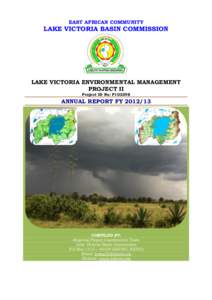 EAST AFRICAN COMMUNITY  LAKE VICTORIA BASIN COMMISSION LAKE VICTORIA ENVIRONMENTAL MANAGEMENT PROJECT II