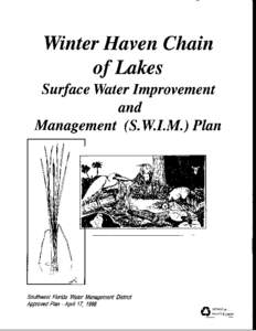 Winter Haven Chain of Lakes SWIM Plan 1998