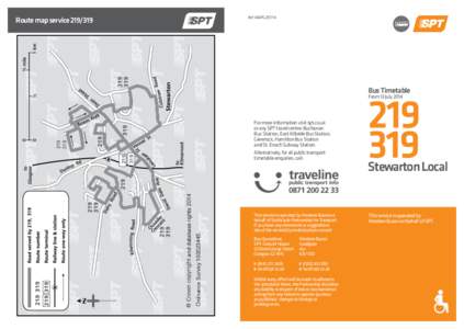 Ref. 6487GRoute map serviceBus Timetable
